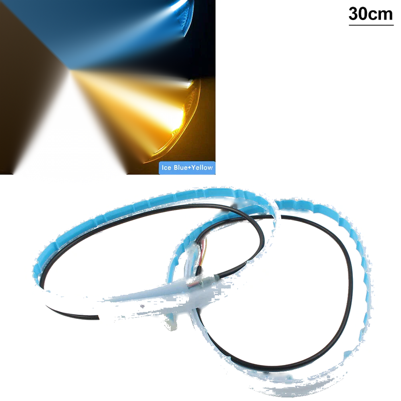 Car 30cm Sequential DRL LED Strip Signal Lights