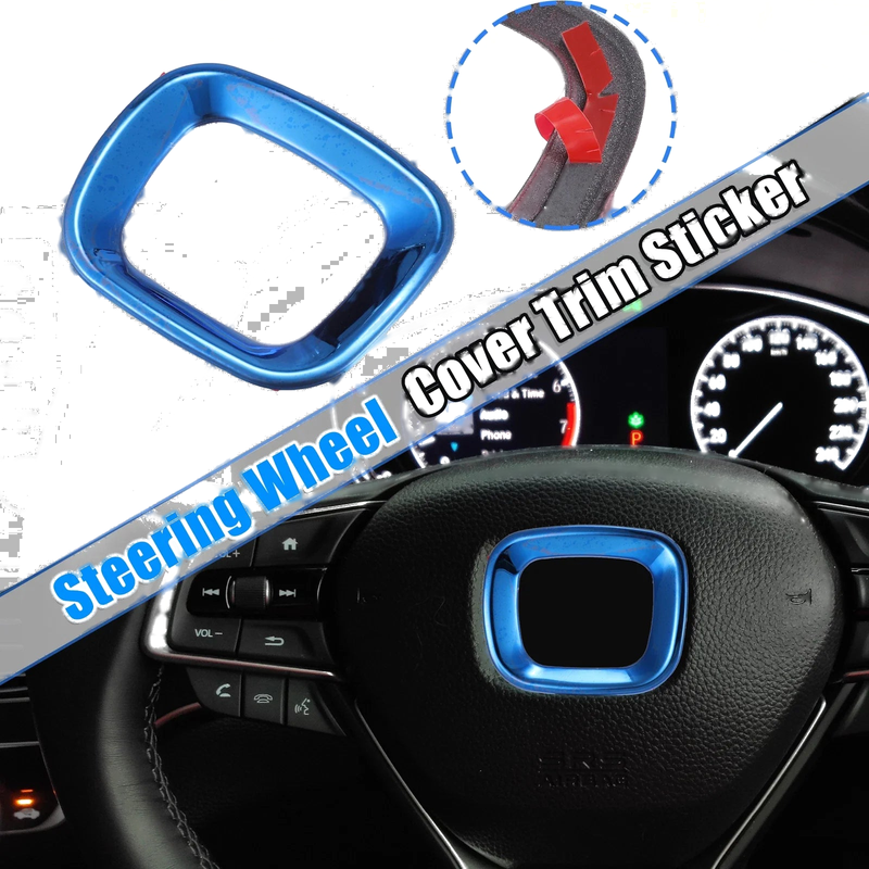 Honda Accord (2018-2022) Blue Steering Wheel Center Frame Cover Trim