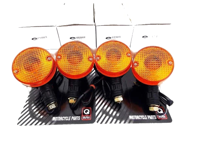Suzuki TS100ER 4 x Turn Signal Indicator Blinker Assembly (1979-1999)