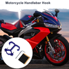 Make Model Aluminum Motorcycle Hanging Hook / 1 Set / Blue Hexagon Wrench Gasket