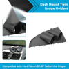 Ford Falcon BA BF 52mm Twin Gauge Dash Mount Holder (2002-2008)