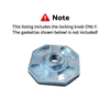 Caravan RV 6mm Plum Blossom Awning Brace Locking Knob