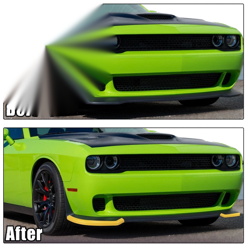 Dodge Challenger Hellcat Car Front Lip Protector Yellow (2015-2020)