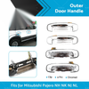 Mitsubishi Pajero 4 Pcs Chrome Outer Door Handle Clips (1991-2000)
