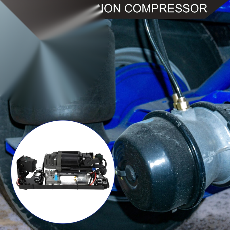 BMW 730i Air Suspension Compressor with Bracket Valve (2009-2015)