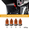 License Plate Screws Cover / 4 x 45mm / Universal Motorcycle M6