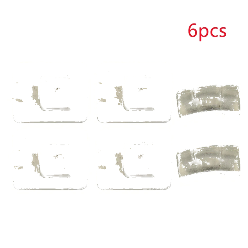 Replaces 6 x Seat Rail Runner Slider Guide Clip Glide Piece