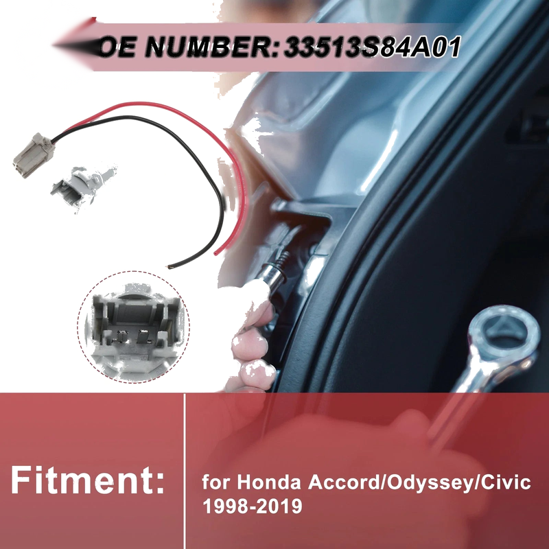 Honda Accord Backup Reverse Light Socket Wiring (1998-2019)