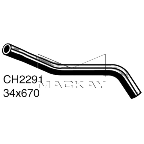 Nissan Patrol GU RD28Ti Diesel Radiator Hose Upper Top 2.8L (1997 - 2000)