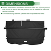 Toyota Land Cruiser Prado J150 Cargo Cover (2010-2023)