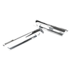 Harley Touring Electra Glide Saddle Bag Hinge Latch Covers Chrome (2014-2023)
