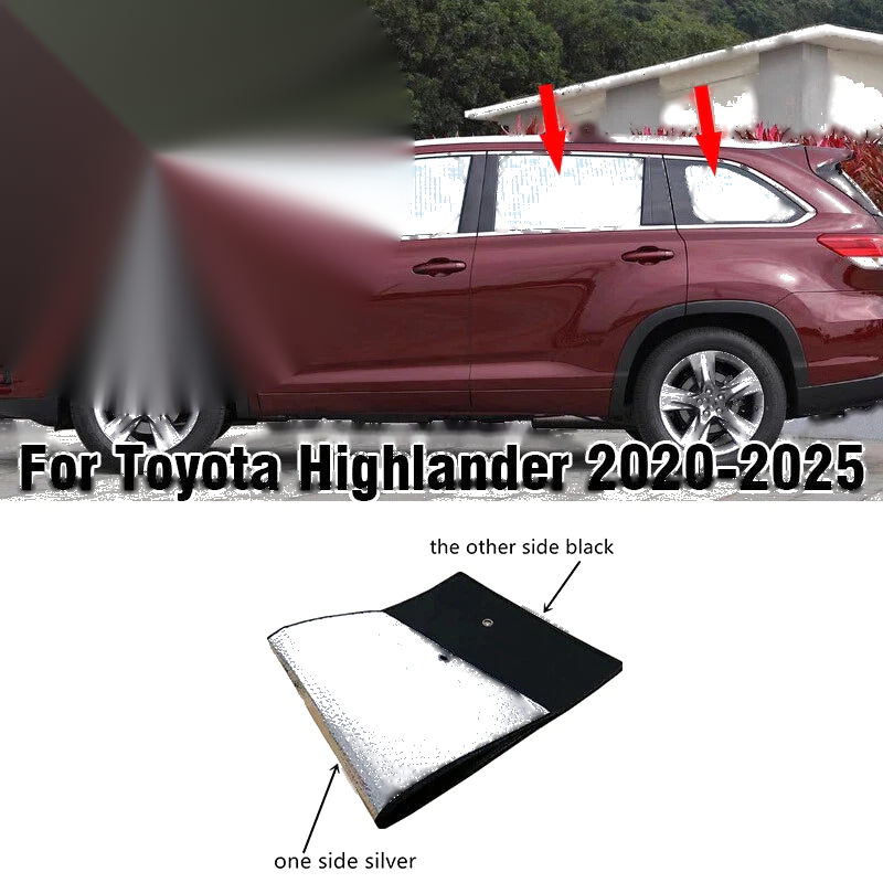 Toyota Highlander Window Sunshade / 6PCS / Privacy Sunshade (2020–2025)