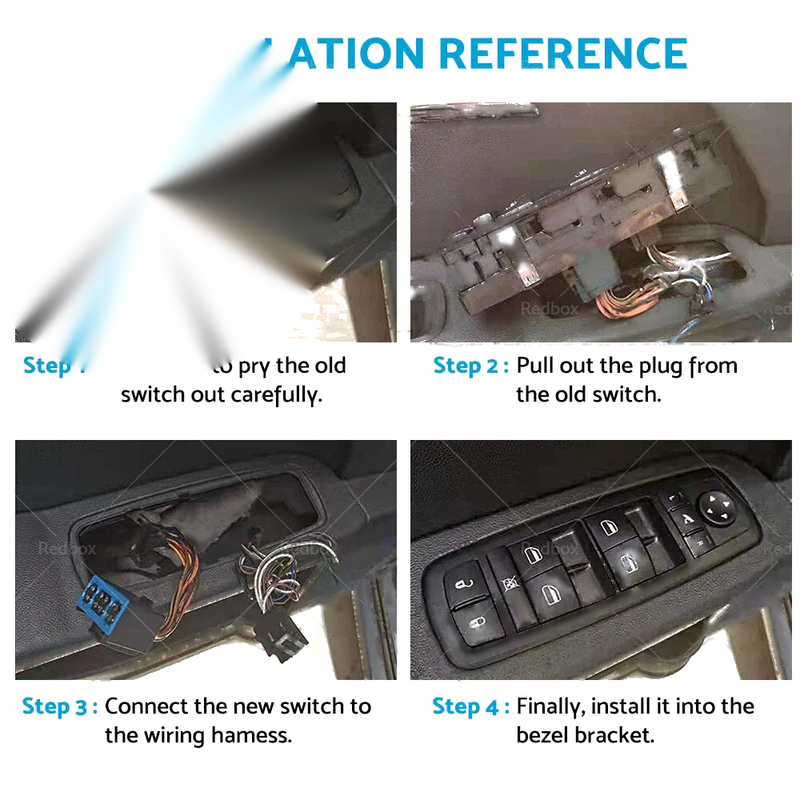 Mercedes W176 W246 X166 W166 Power Window Switch (2012-2019)