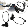 Universal 7/8" Black Bike Bar End Side Mirrors (Fits Most Models)