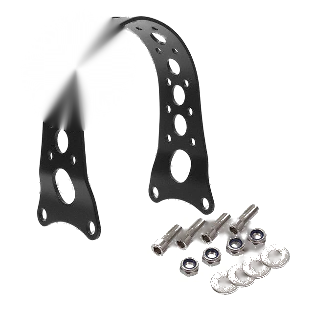 Harley Sportster Iron Gloss Black Front Fork Fender Brace (2004-2023)