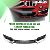 BMW X6 F16 Front Lower Spoiler Lip Splitter Kit (2015-2019)