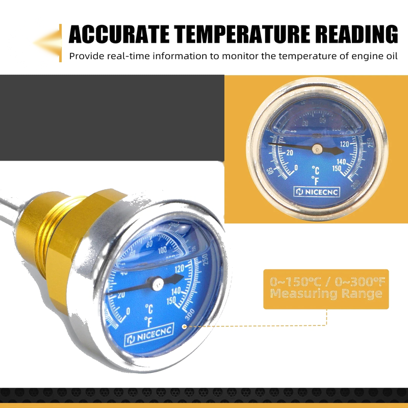 Suzuki DRZ400 E / S / SM Oil Temperature Dipstick Gauge (2000-2023)