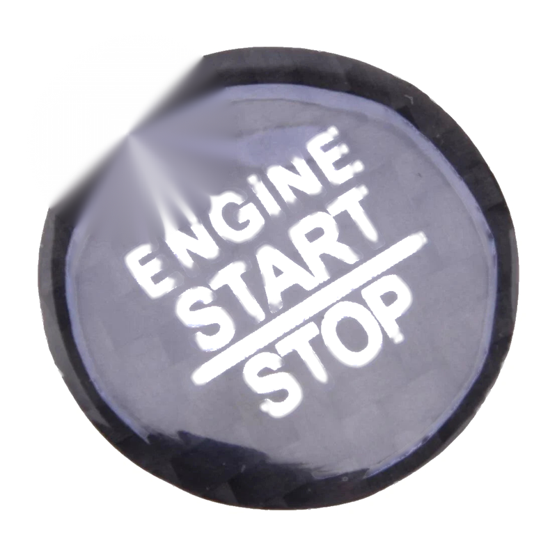 Dodge Durango Carbon Fiber Engine Start Stop Button Cover (2011-2023)