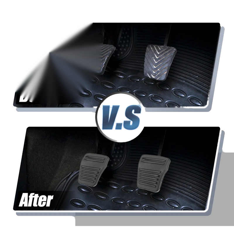 Ford Focus (1998-2005) Black Anti-Slip Clutch Brake Pedal Covers