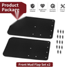 Kawasaki Teryx KRX 1000 ES KRF1000 Front Mud Flap Set (2020–2024)