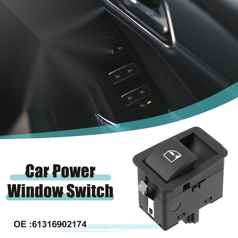 BMW 323i Front Left Driver Power Window Switch (1999-2000)