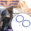 Yamaha Throttle Control Cable 2 Pcs 700cm 24FT 33C/3300 Blue Marine Boat