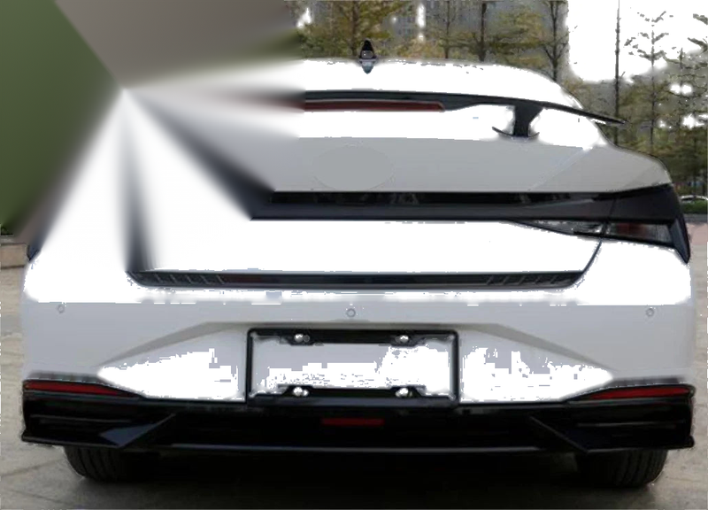 Hyundai Sonata Sedan with Light Rear Unpainted Wing Spoiler (Year-Year)