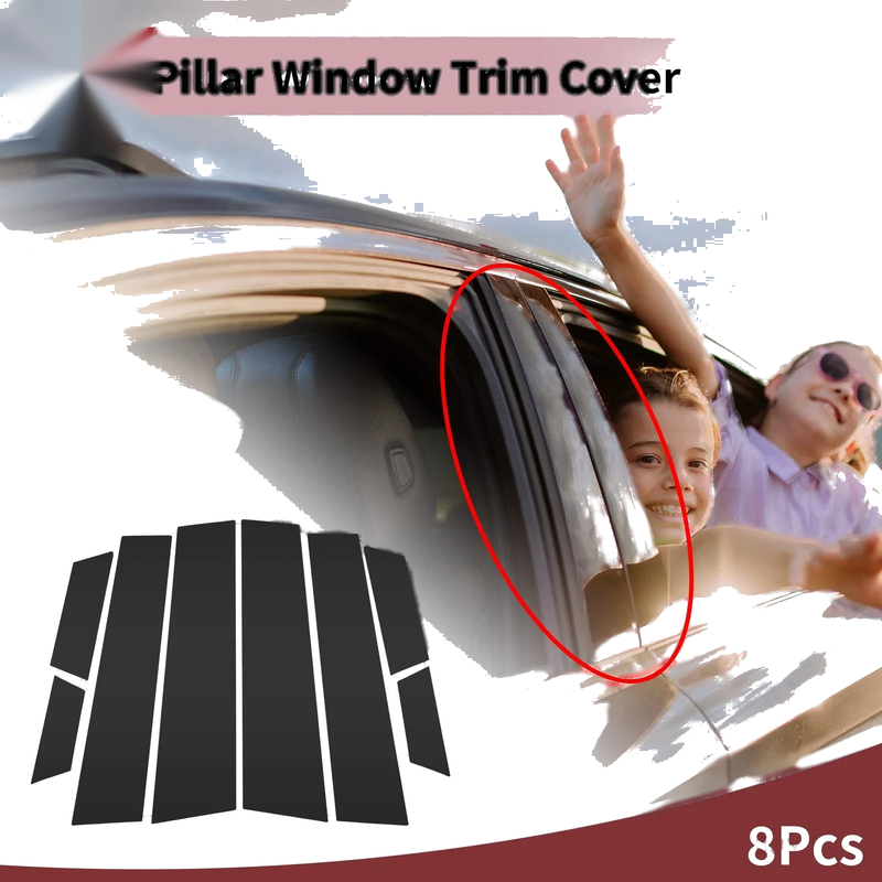Honda HR-V 8 Pcs Car Door Pillar Window Trim (2022)
