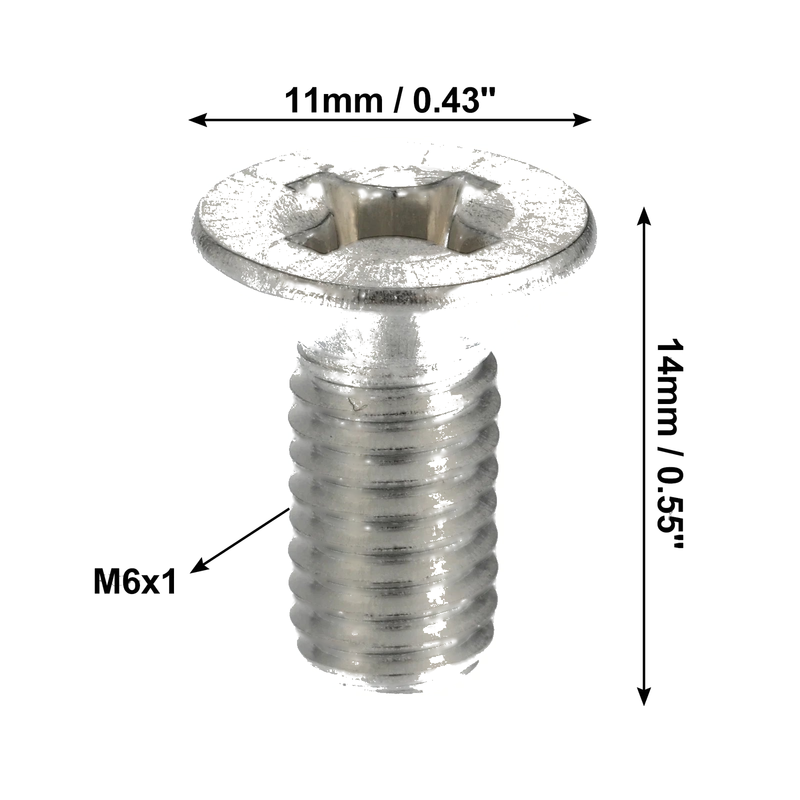 Honda Accord Civic 16pcs Brake Disc Rotor Screws (2003-2012)