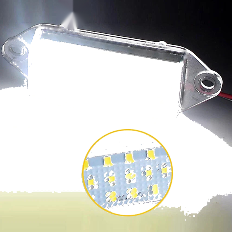 Mitsubishi Lancer EVO White LED License Plate Lights (2003-2006)