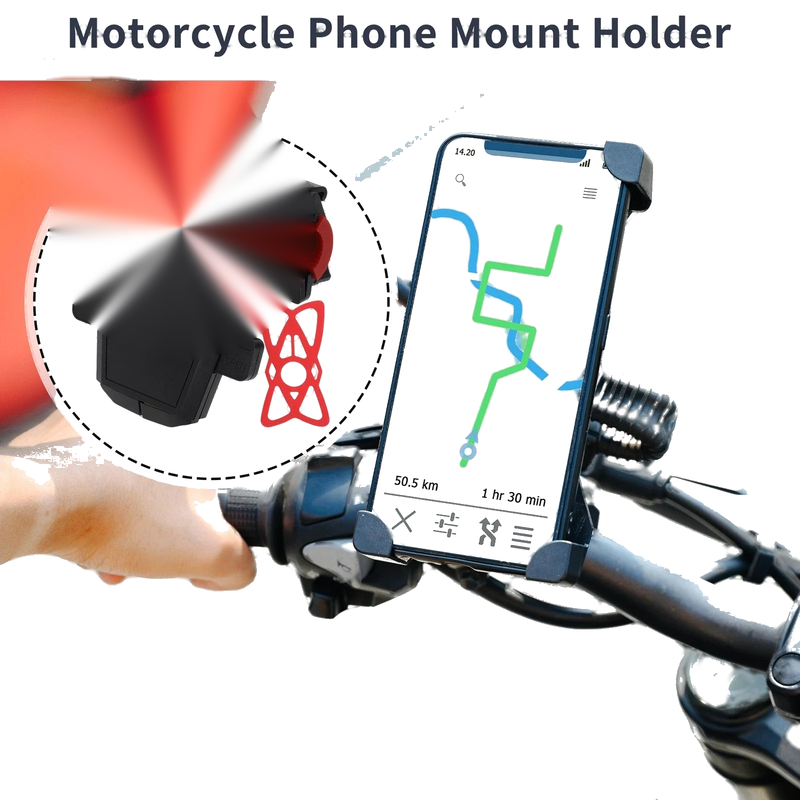 Motorcycle Motorcycle Phone Mount Holder 4.7-7.2 Phones