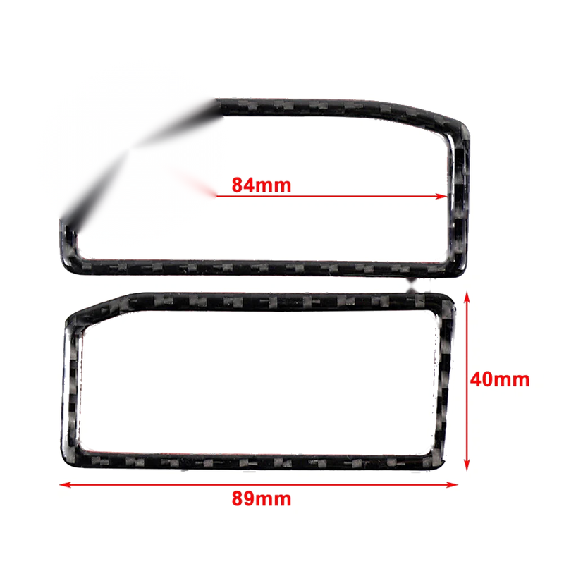 Lexus RC300 350 200T Carbon Red Dashboard Air Vent Outlet Cover Trim (2015-2024)