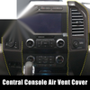 Ford F-150 Carbon Fiber Central Console Air Vent Covers (2015-2019)