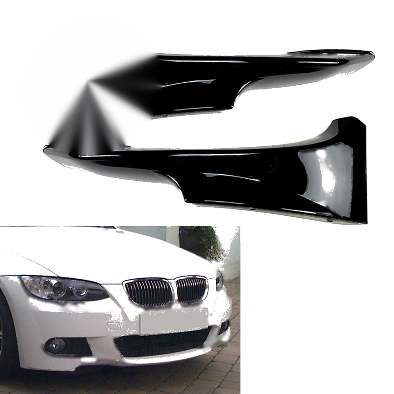 BMW 3 Series E92 E93 M-Tech 10-13 Bumper Lip Corner Splitters