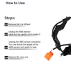 Honda Civic L4 Rear Left ABS Wheel Speed Sensor (2006-2011)