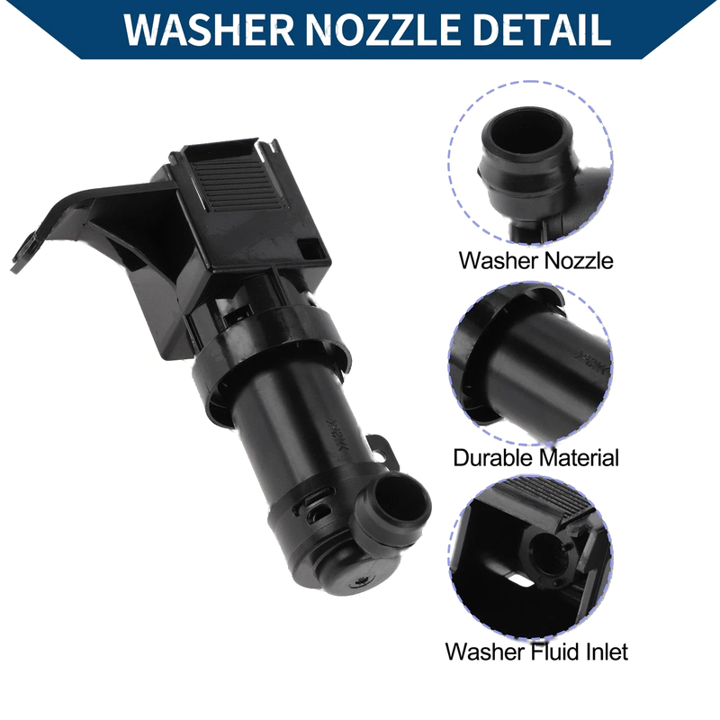 Lexus LS430 Front Passenger Side Headlight Washer Nozzle (2004-2006)