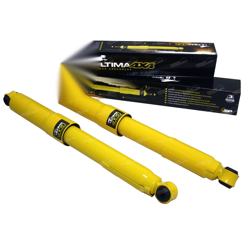 Landcruiser HZJ78 / 79 / HDJ78 / HDJ79 2 x Rear Shock Absorbers 2-3in Raised