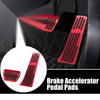 BMW X3 X4 X5 X6 X7 Red Brake Gas Accelerator Pedal Covers (2004-2023)