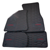 Audi RS6 C8 2019-2023 Red Stitching Custom Made Leather Floor Mats