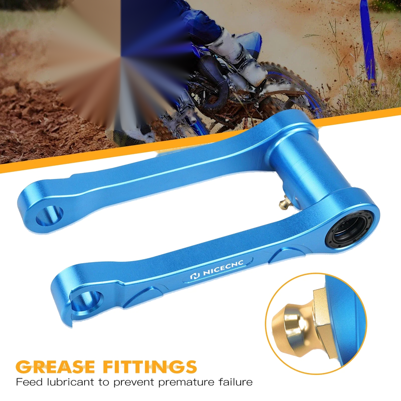 Yamaha YZ125 YZ250 (2006-2024) - Blue Rear Lowering Link Kit