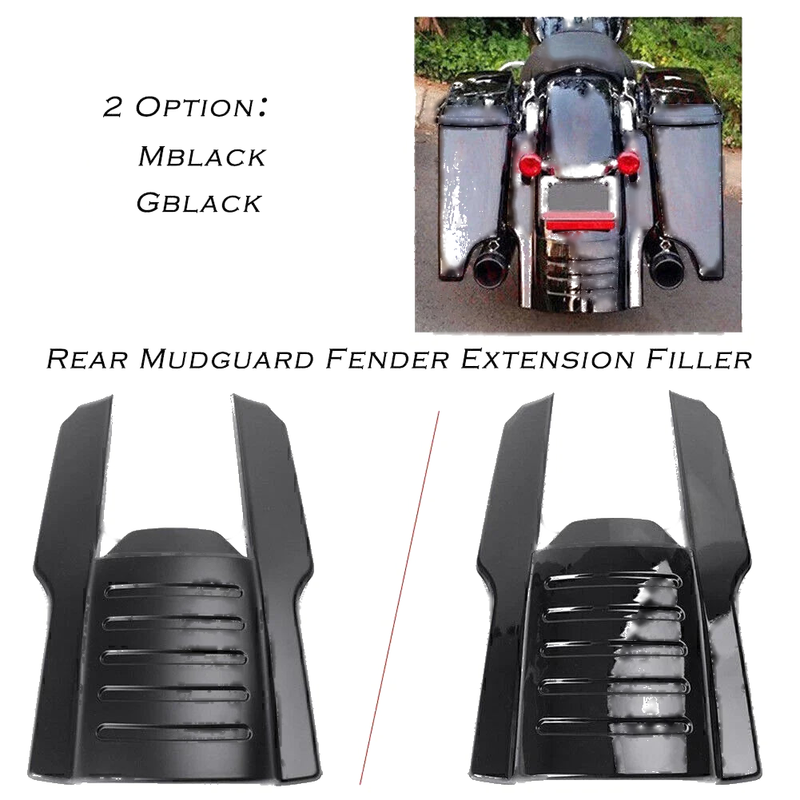 Harley Touring Electra Glide Road King Rear Fender Extender Mudguard (1996-2008)