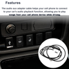 BMW Car Audio Aux Adapter Cable Wire Stereo Radio Harness