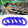 Oil Seal 5 x 35x45x7mm Seal Ring Rotary Shaft Seal TPU High Pressure Blue