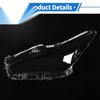 Front Right Headlight Lens Cover Infiniti Q50 (2014 - 2021) PC Clear