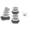 Universal Manual Silver Anti-Slip Foot Rest Throttle Brake Clutch Pedal