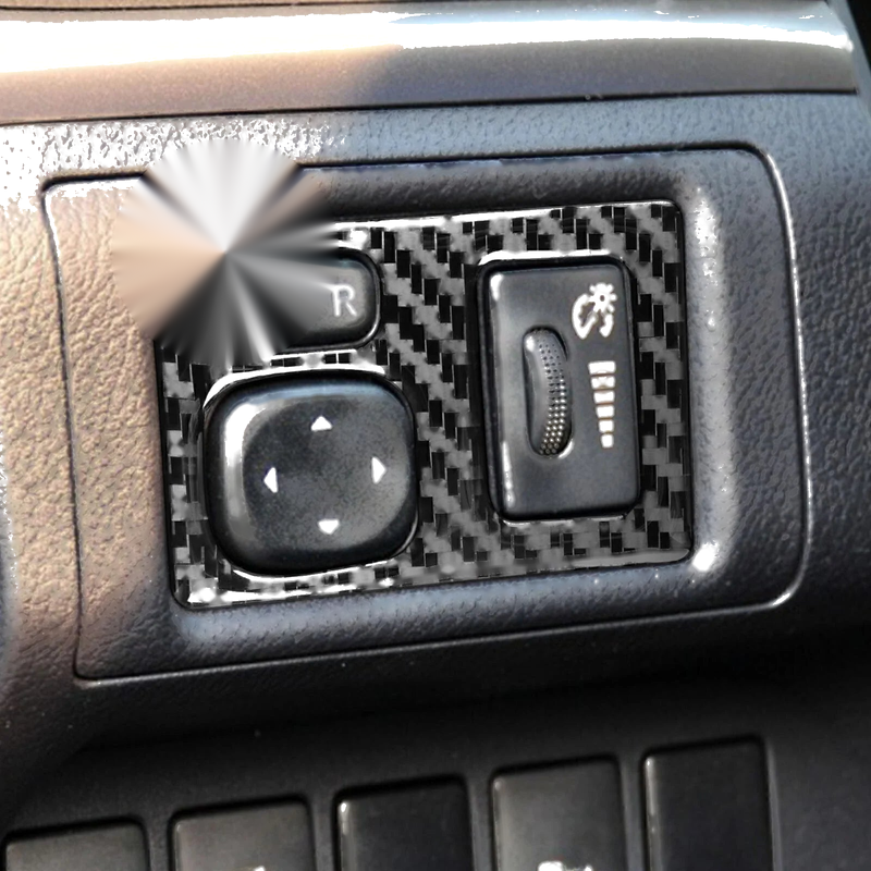 Lexus CT200h Carbon Fiber Headlight Switch Button Cover (2011-2017)