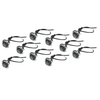 Car Truck Trailer 10 x Red Mini Side Marker Light Bullet Lamp LED