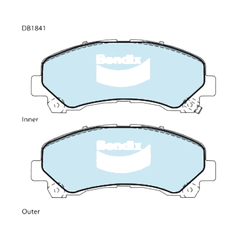 Isuzu D-Max 4WD Front Disc Brake Pad Set (2008-2020)