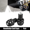 Motorcycle Pair Aluminum Alloy Universal 7/8" 18mm Handlebar End Caps