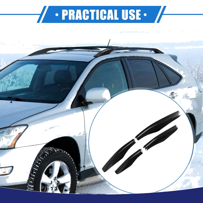 Lexus RX350 (2003-2009) - 4x Car Roof Rack Side Rails End Cover Caps